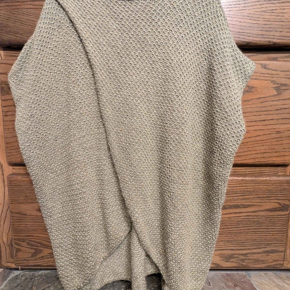 Simply Noelle Woman's Olive Green Cloak Turtleneck Sweater Size Small - Picture 13 of 13